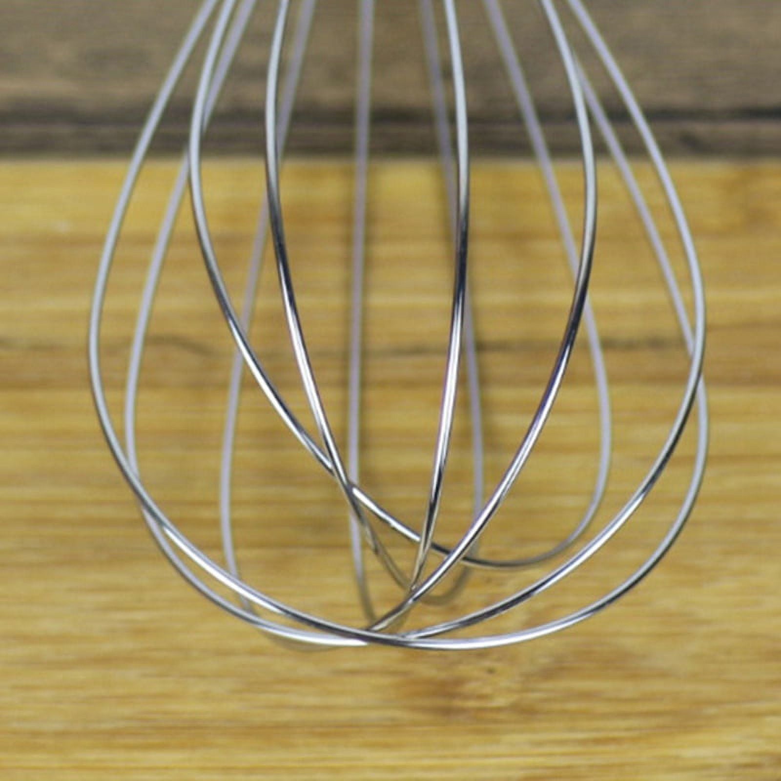 3 Pack Whisk Egg Stainless Steel Set 8"10"12" for Cooking Kitchen Strong Handles Balloon Wire Egg Beater for Stirring... - Image 6