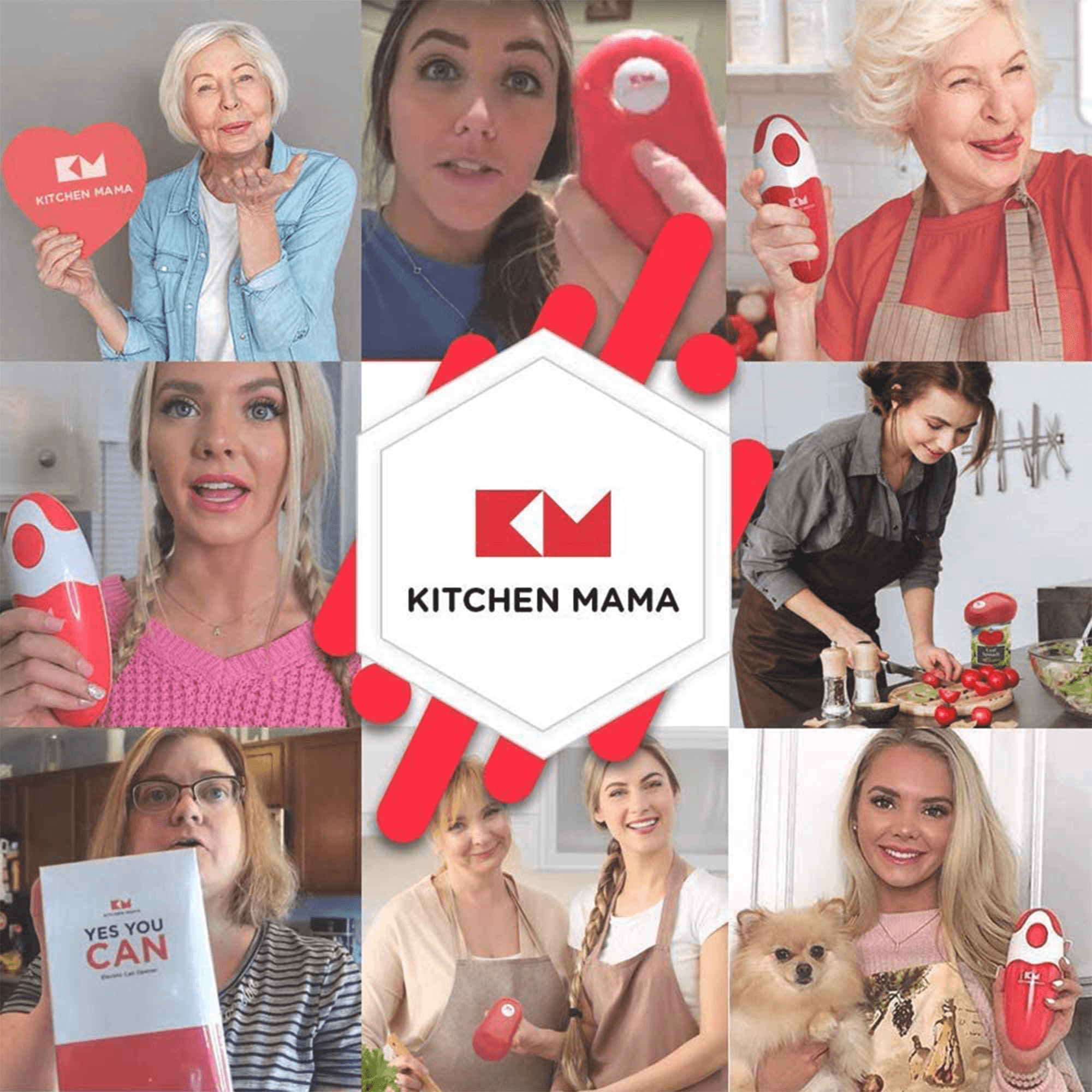 Kitchen Mama Auto Electric Can Opener: Open Your Cans with A Simple Press of Button - Automatic, Hands Free, Smooth E... - Image 5