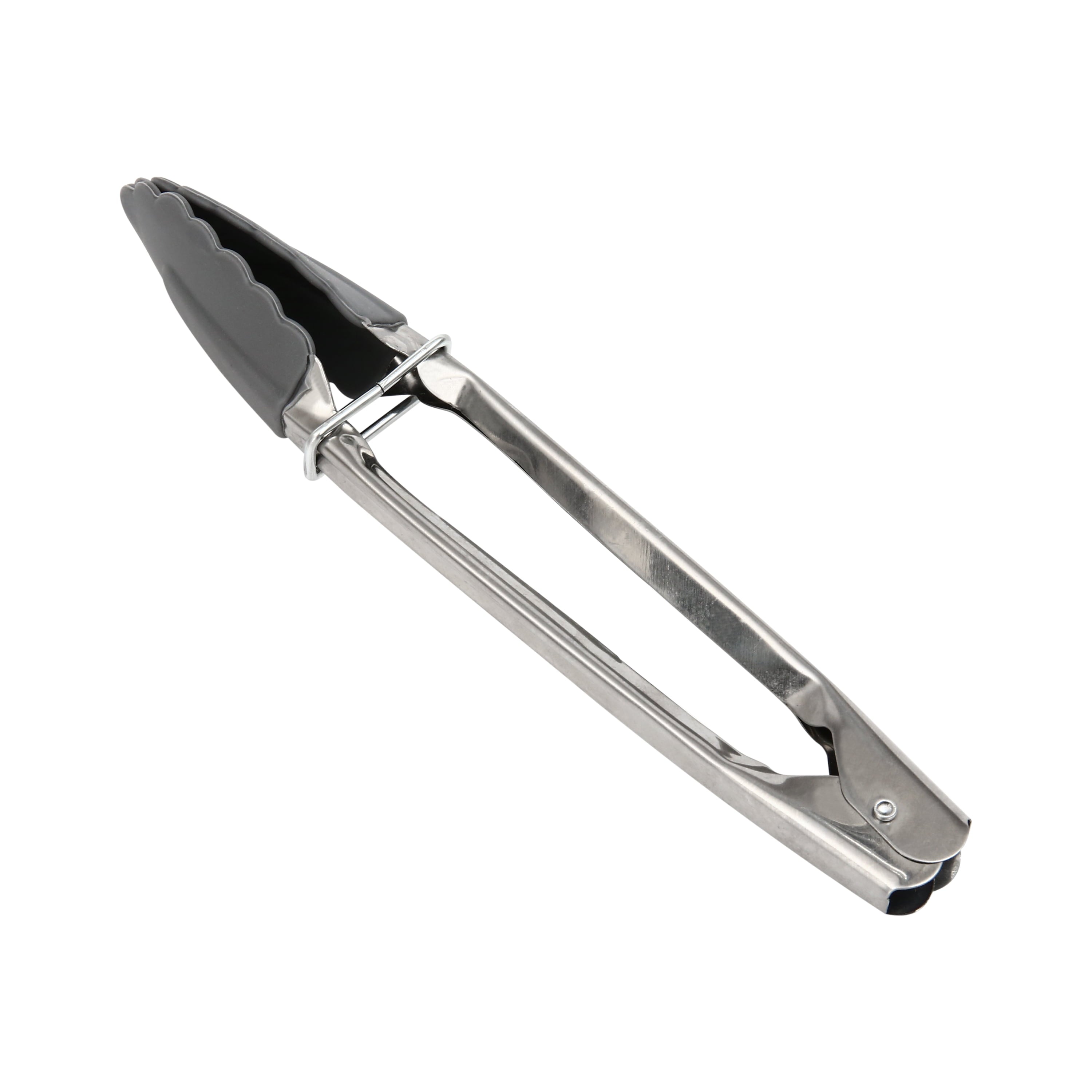 (3 pack) Mainstays Non Stick Heat Resistant Stainless Steel and Silicone Mini Tongs - Image 5