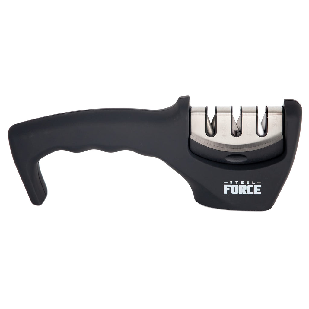Steel Force KS03 4-in-1 Knife Sharpener with Cut-Resistant Glove Black - Image 2