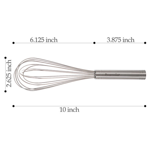 Prep Solutions 10" Stainless Steel Balloon Whisk - Image 2