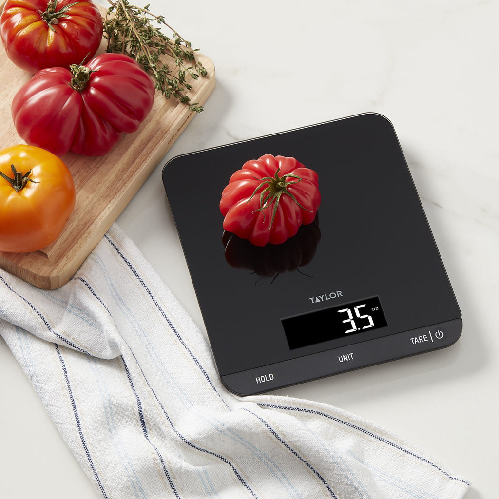 Taylor 33 LB Kitchen Glass Digital Scales Black - Image 5