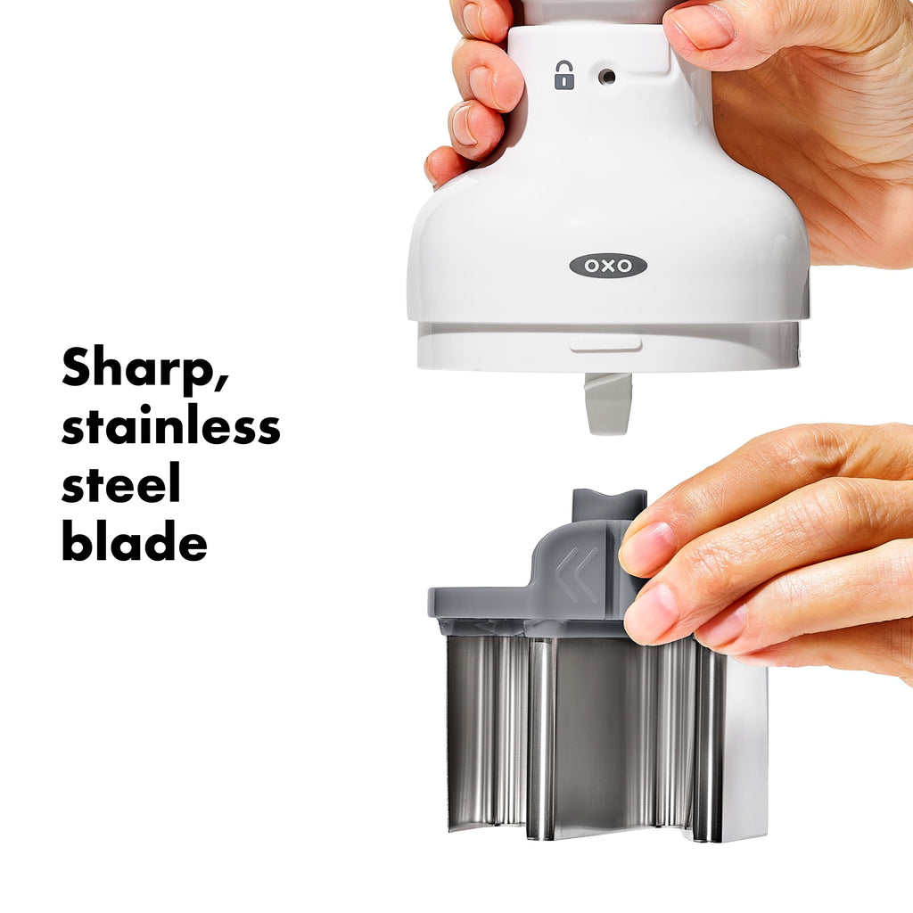 OXO SoftWorks Food Chopper, White - Image 3