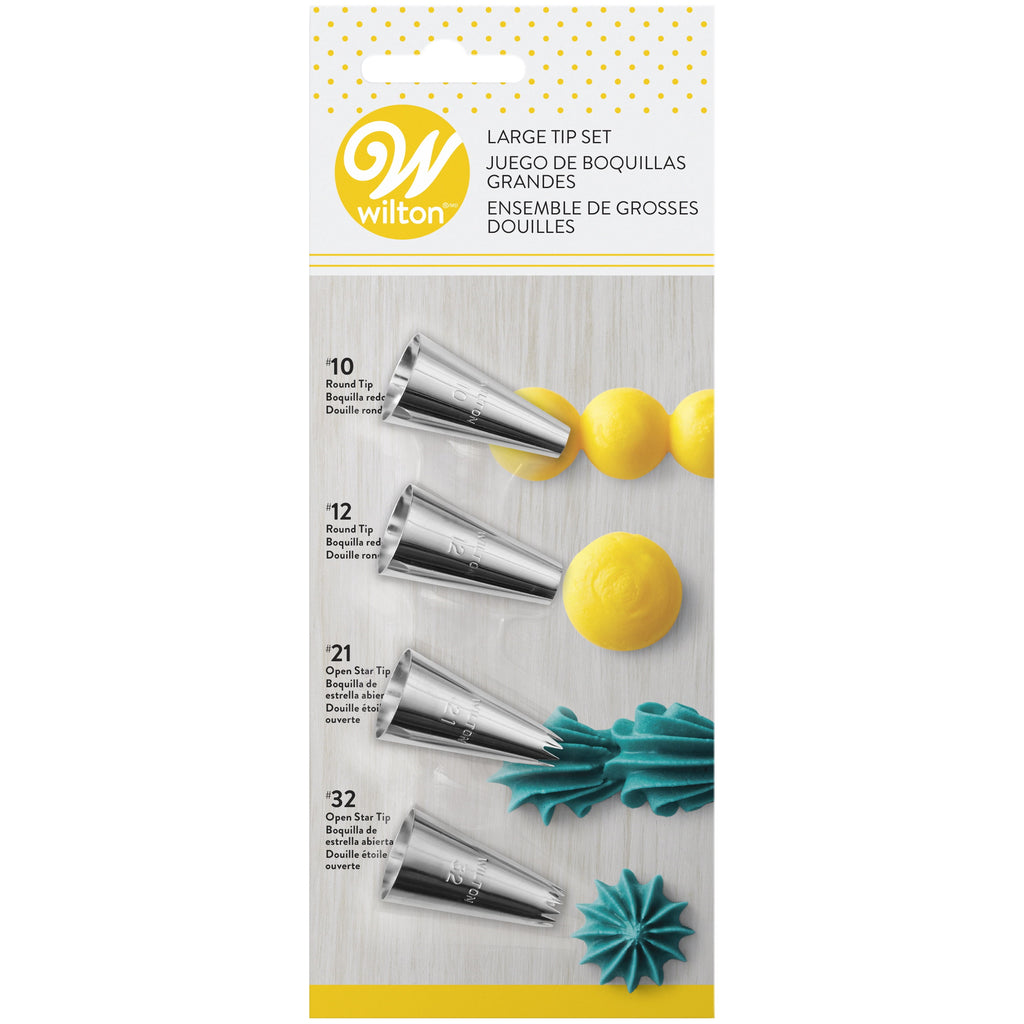 Wilton Large Decorating Tip Set, 4-Piece - Image 2