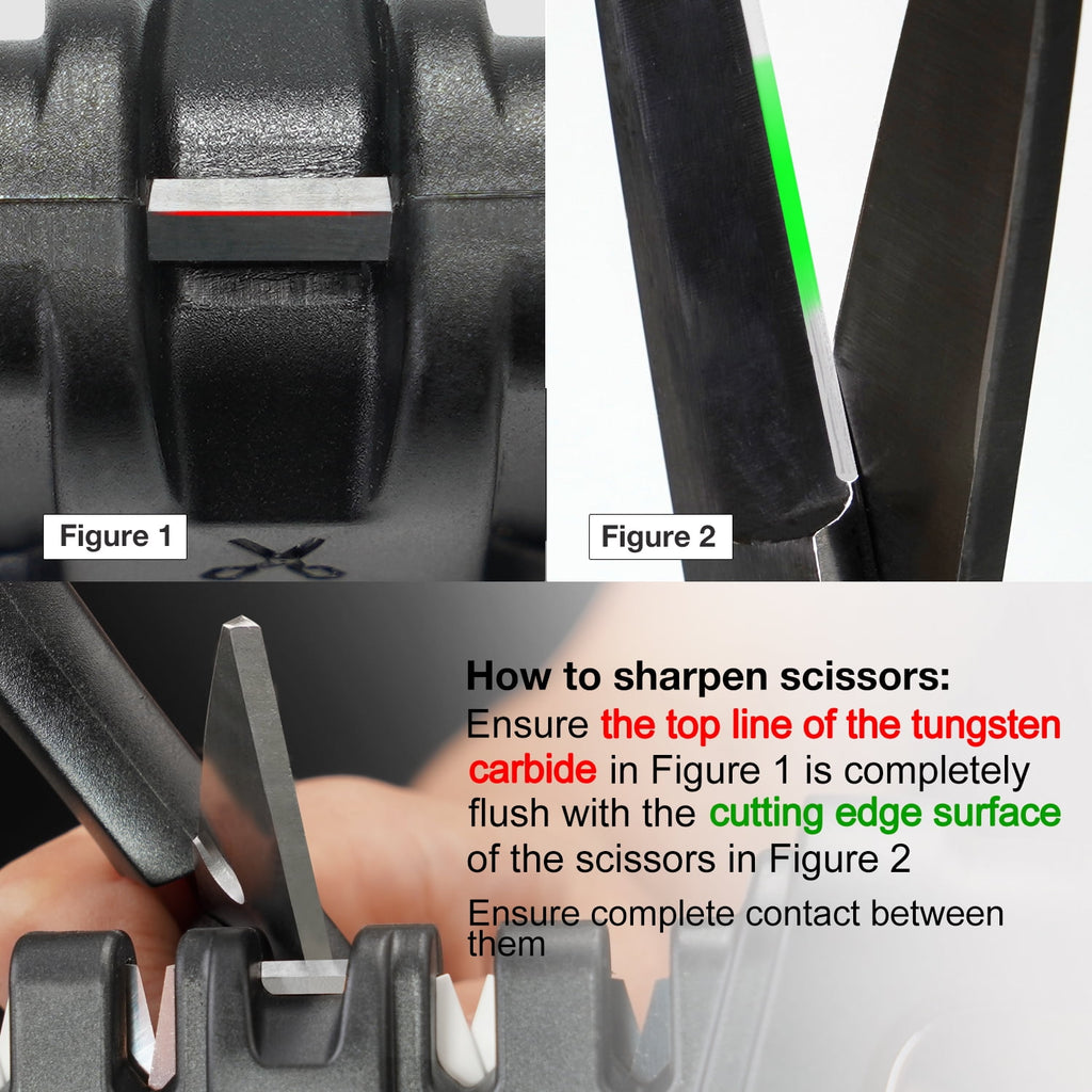 Sharpal 104N 5-in-1 Kitchen Knife and Scissors Sharpener, Tungsten Carbide - Image 3