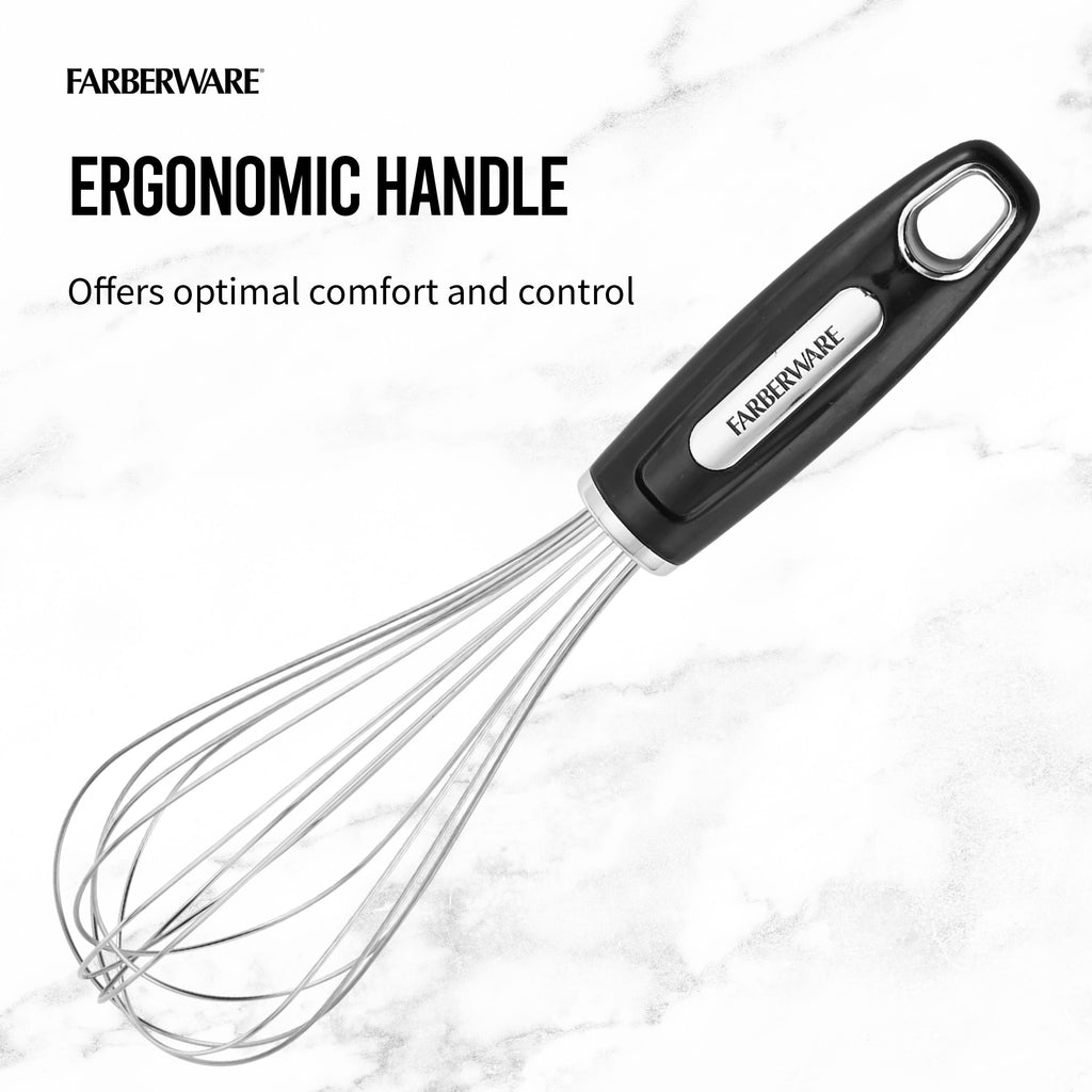 Professional Metal Whisk with Black Handle - Image 4
