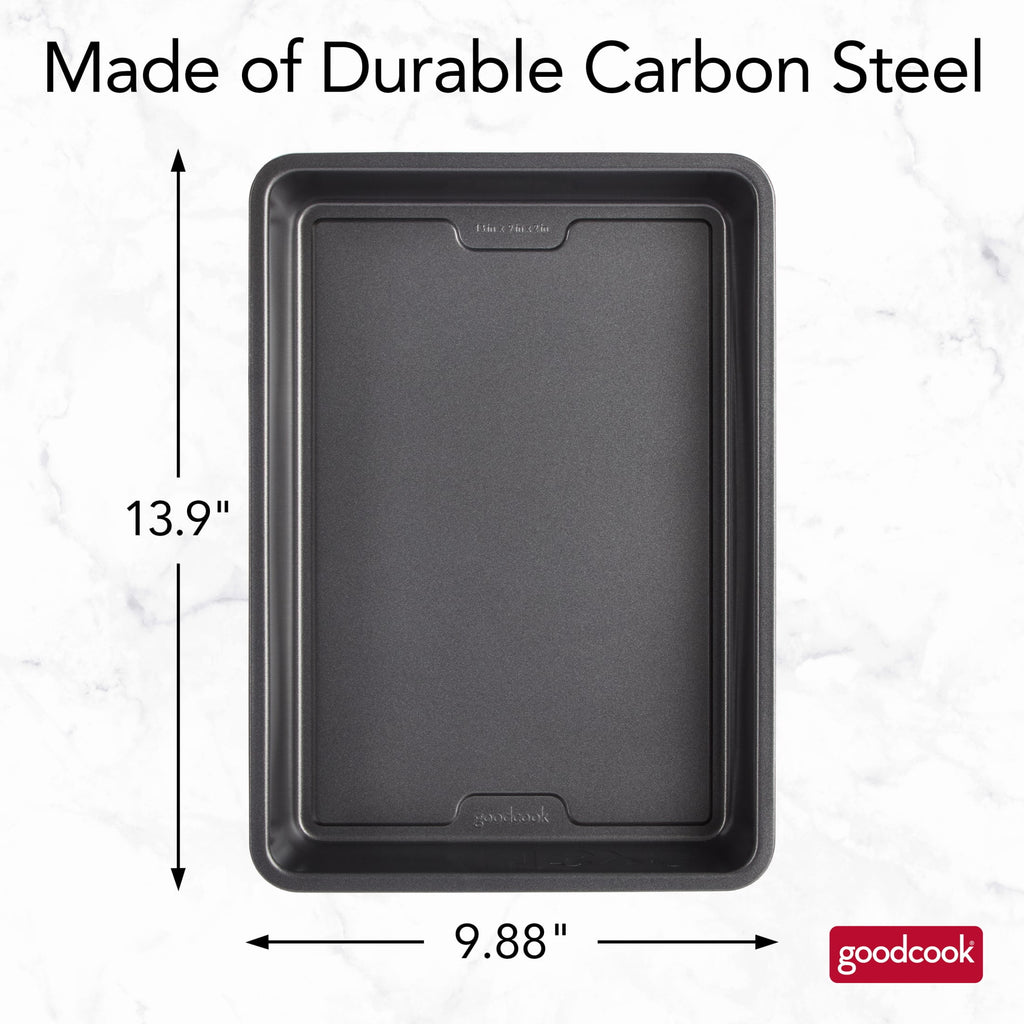 PRO Nonstick Steel Baking Pan, 9" x 13", Gray - Image 5
