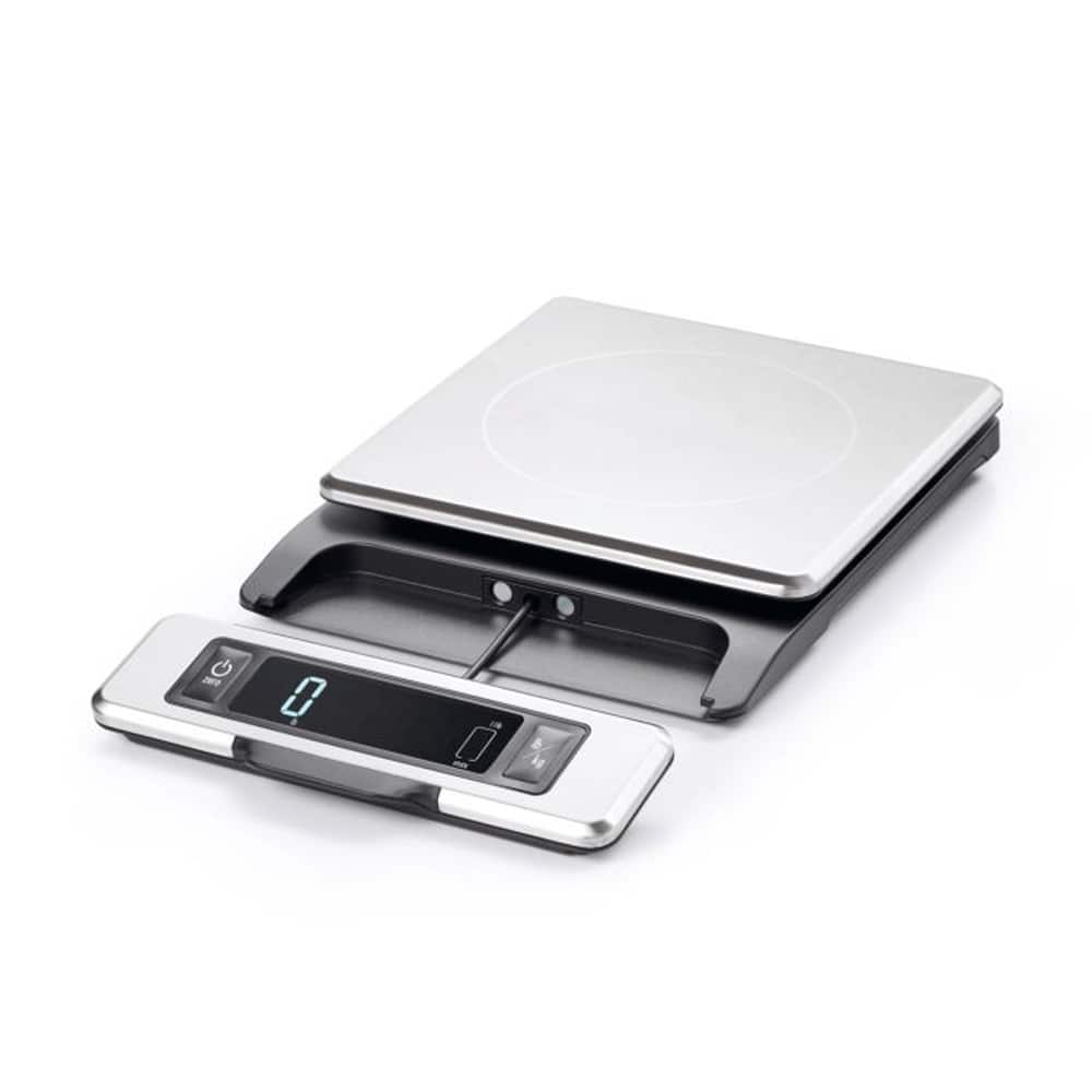OXO Good Grips 11-Pound Stainless Steel Food Scale with Pull-Out Display - Image 3