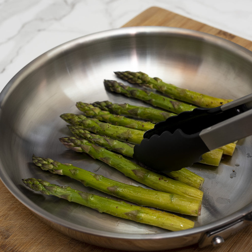 Mainstays 13 Inch Rust Resistant Nylon End Stainless Steel Dripless Kitchen Tongs - Image 6