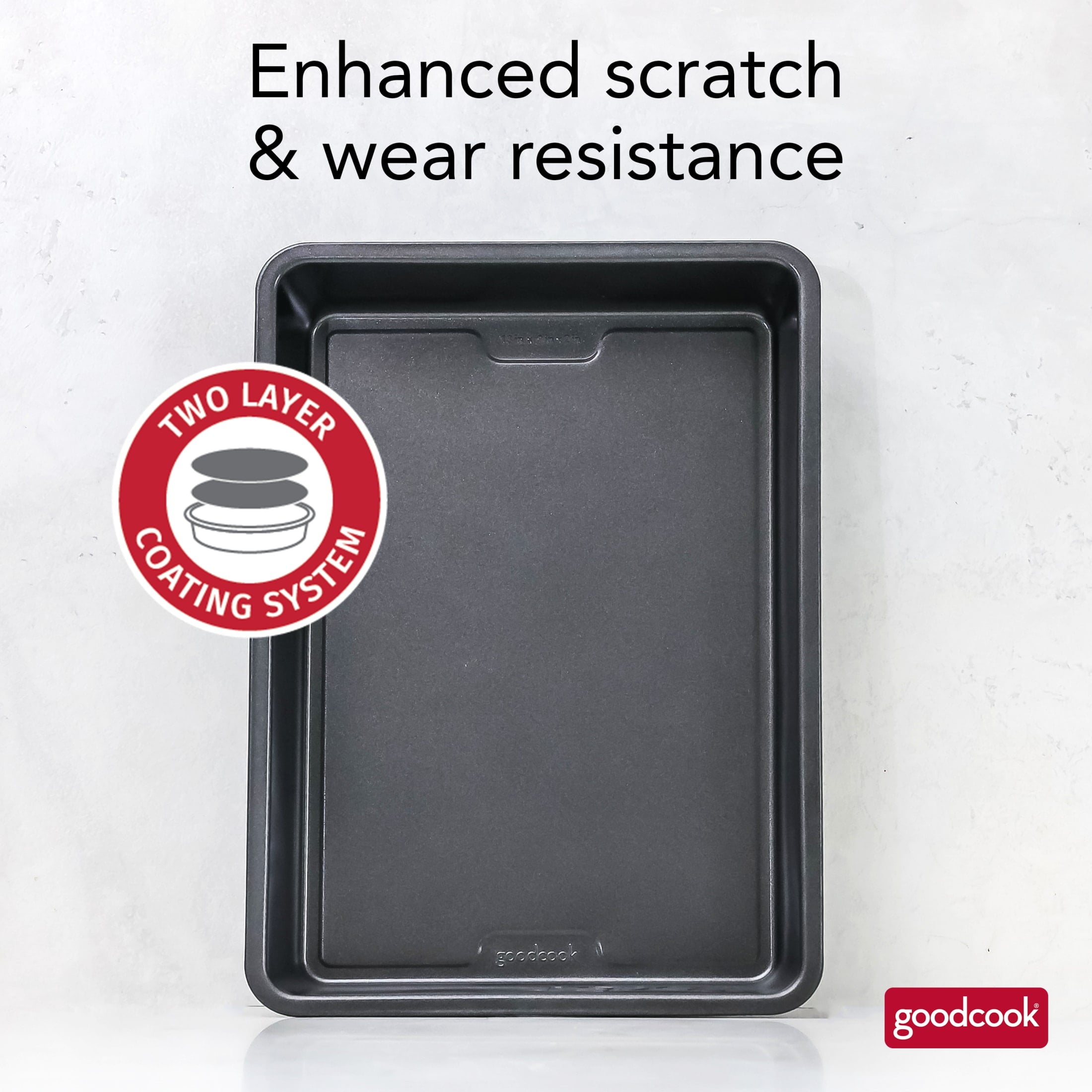 PRO Nonstick Steel Baking Pan, 9" x 13", Gray - Image 4