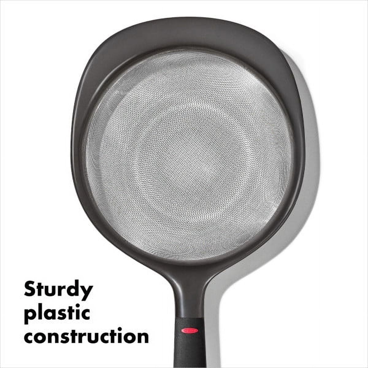 OXO SoftWorks 8-In Fine Mesh Strainer with Comfortable Non-Slip Handle – Stainless Steel Sieve - Image 4