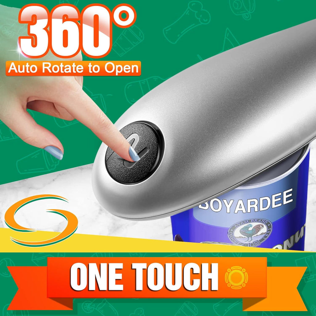 Mixfeer Electric Can Opener, One Touch Automatic with No Sharp Edges, Best Kitchen Gadget - Image 3