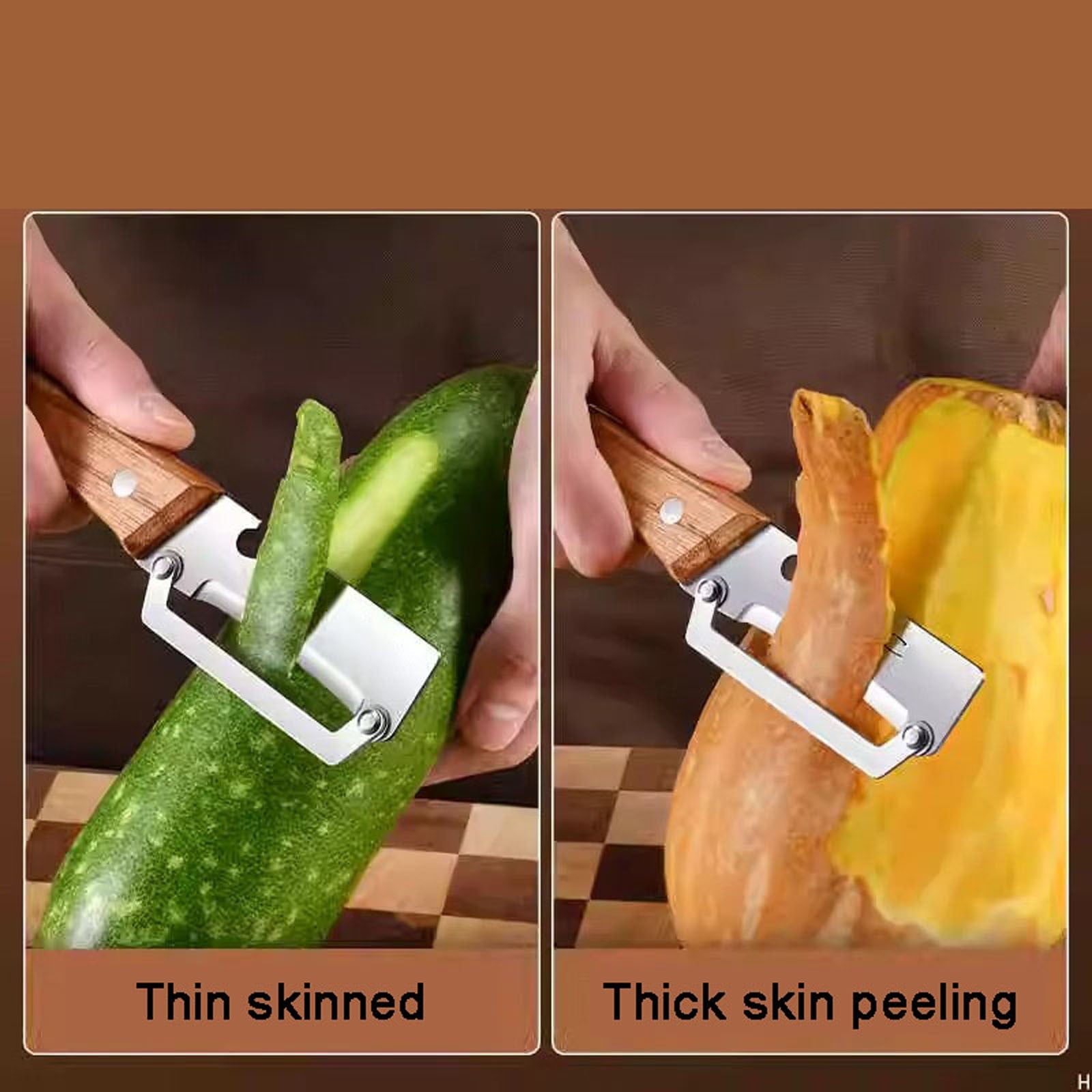 2026 New Kitchen Multifunctional Vegetable Peeler Thickened Stainless Steel Peeler Kitchen Specific Potato Peeler - Image 5