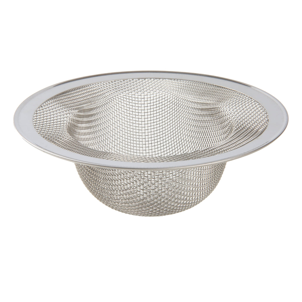Mainstays Multiple Size 3 Pack Stainless Steel Mesh Drain Strainers Silver - Image 6
