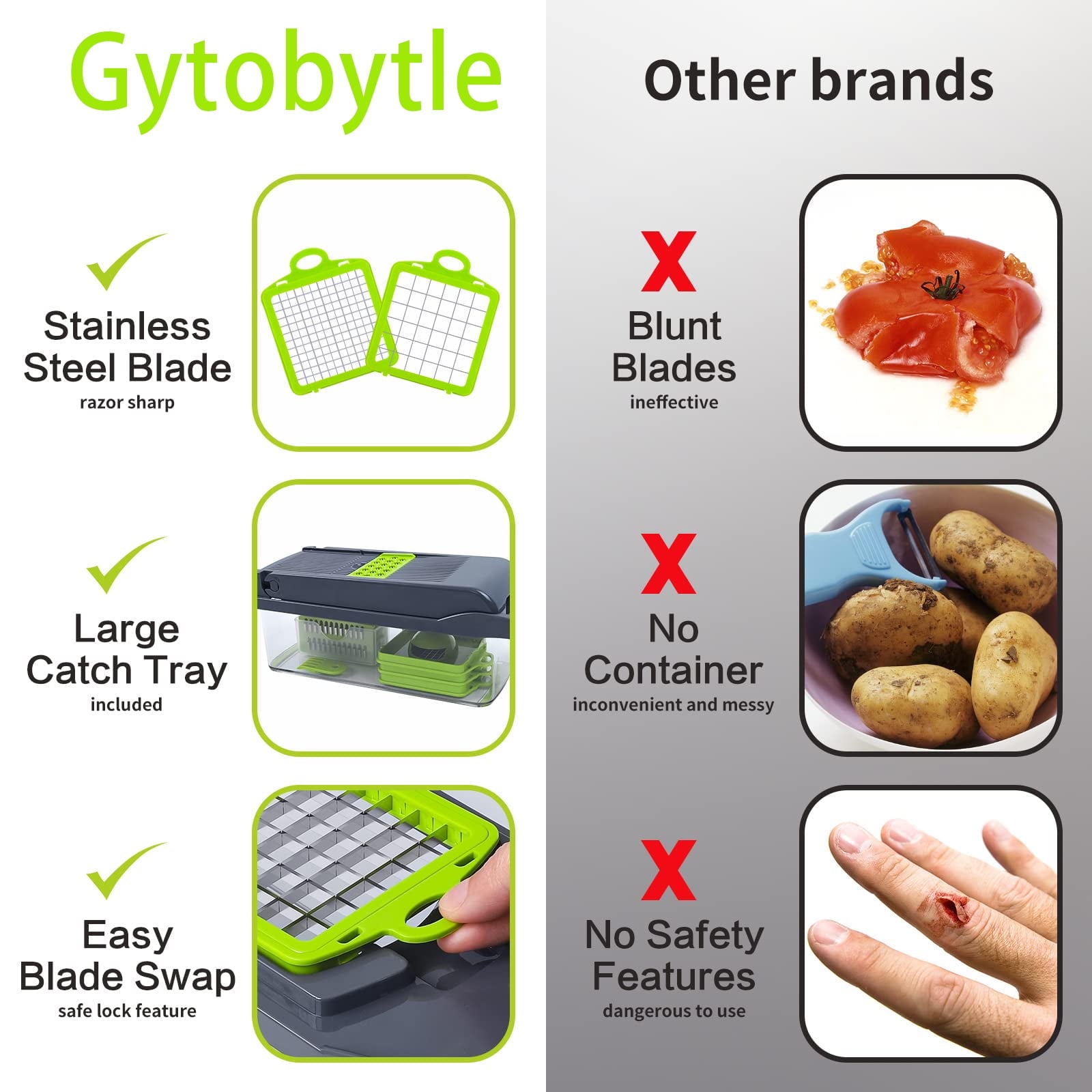 Gytobytle Vegetable Chopper Slicer 16 in 1 - Image 3