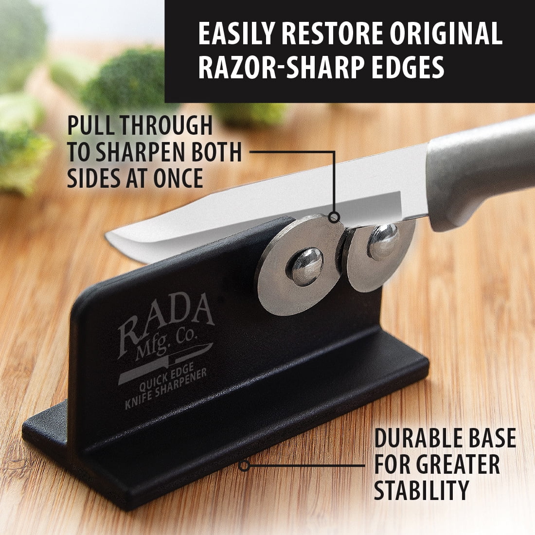 Rada Cutlery Quick Edge Knife Sharpener - Image 3