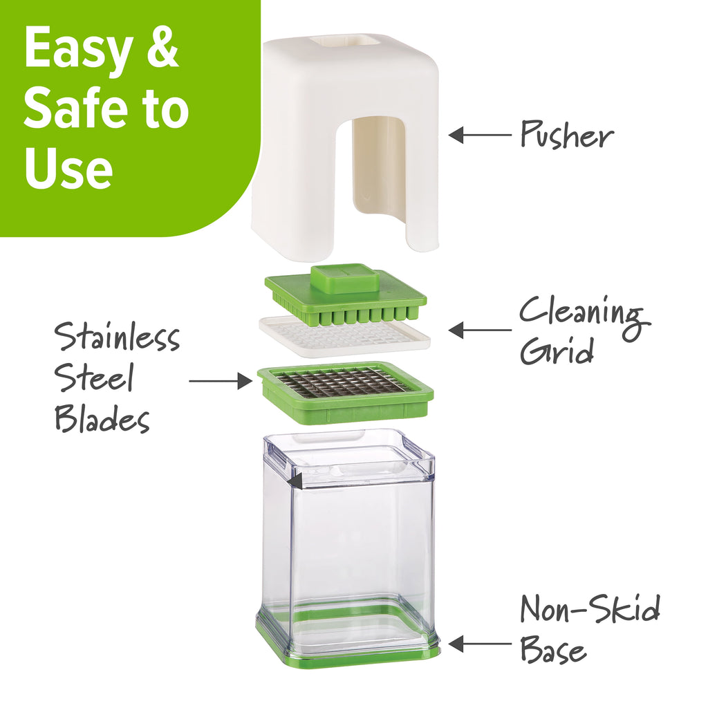 Prep Solutions French Fry Cutter and Vegetable Chopper White - Image 2