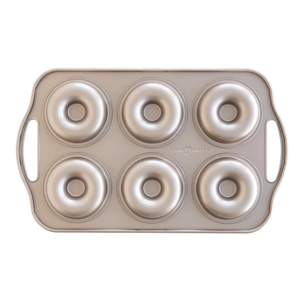 6 Cavity Nonstick Steel Donut Pan - Image 5