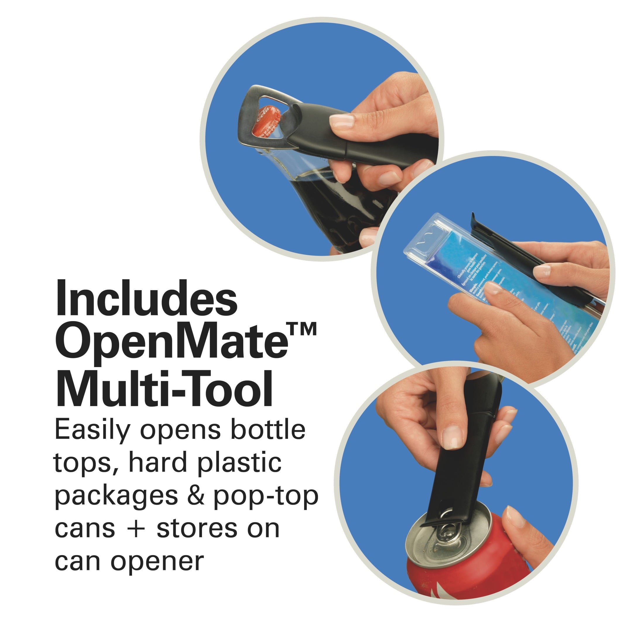 SureCut Automatic Electric Can Opener with Multi Tool, Stainless Steel - Image 2