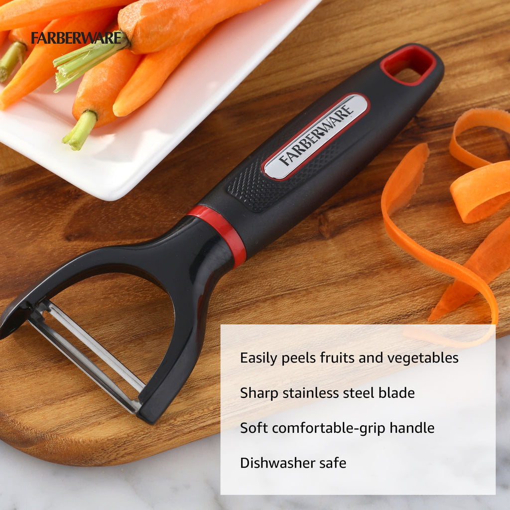 Soft Grips Stainless Steel Y Peeler in Black - Image 2