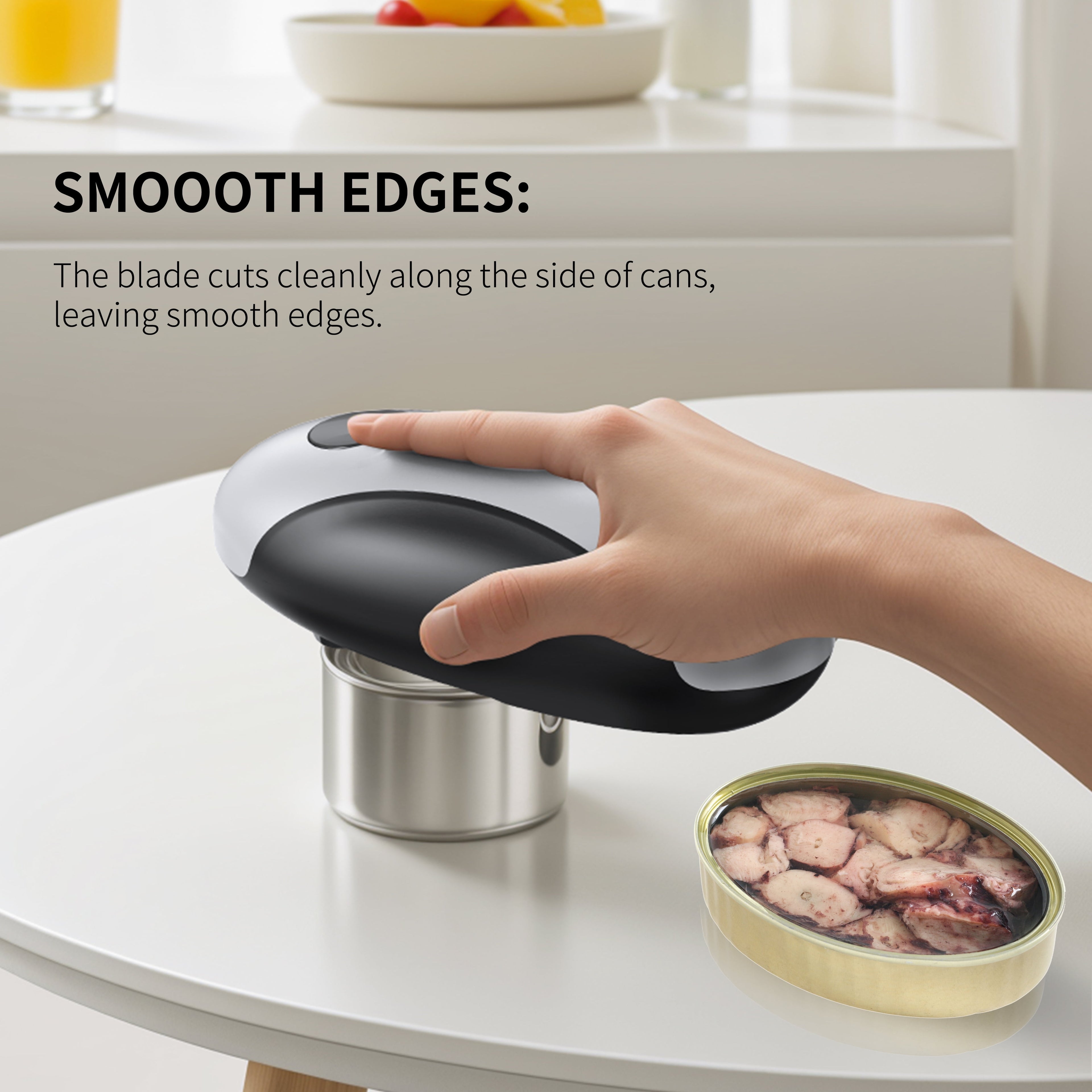 MSAS Electric Can Opener - USB Rechargeable Automatic Opener, Hands-Free Safe Design for All Can Sizes, Smooth Edge K... - Image 6