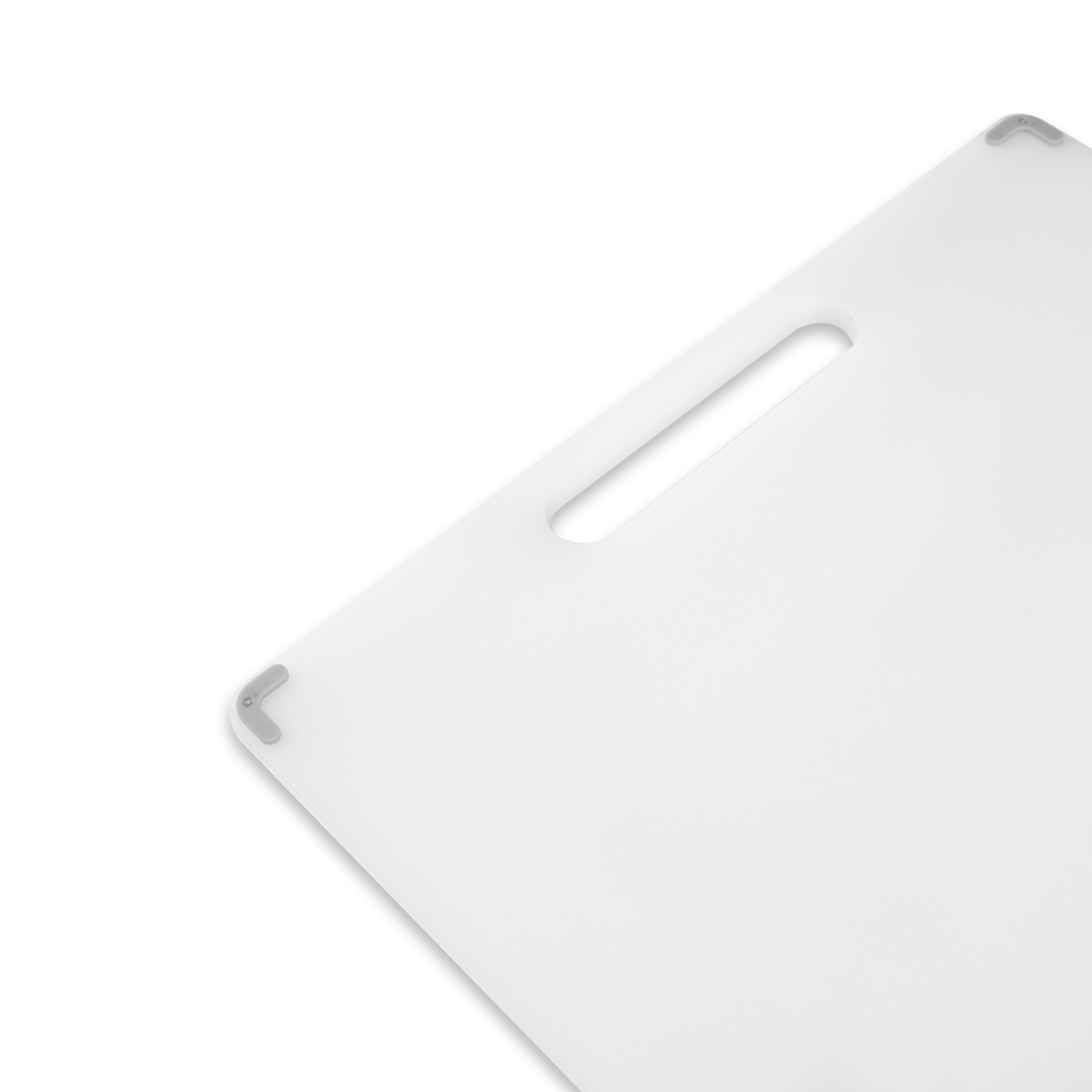 Mainstays 8.5"X11" Non-Slip Poly Cutting Board, White Color - Image 6