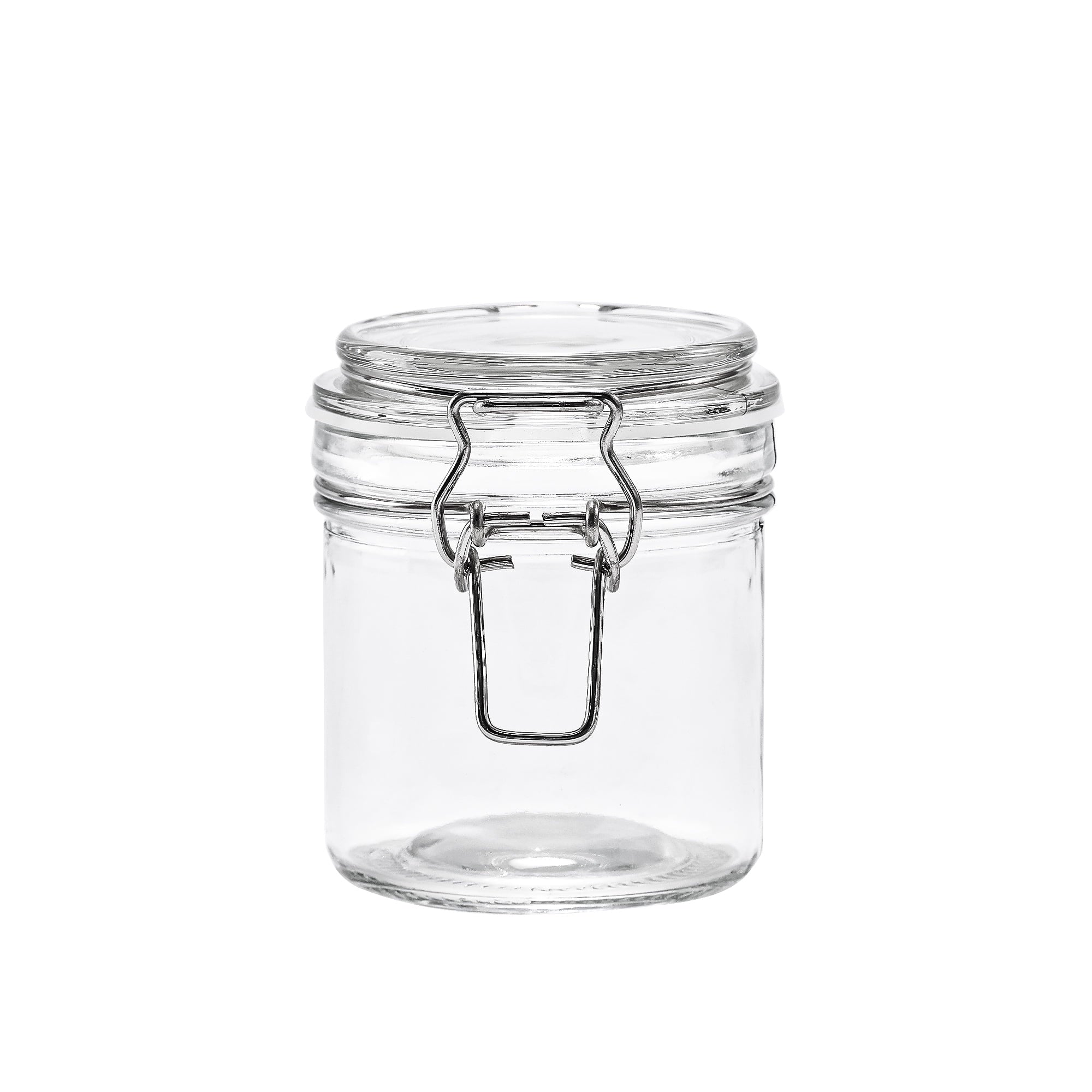 Mainstays 9.4 oz Glass Airtight Food Storage Jar Canister with Locking Lid, Kitchen Pantry Storage Container for Spic... - Image 2