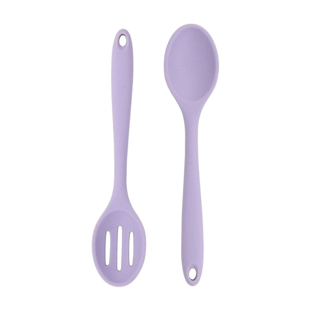 Silicone Slotted Spoon, High Heat Resistant Silicone Cooking Spoon, 2Pcs Nonstick Silicone Mixing Spoon, Durable Kitc... - Image 3