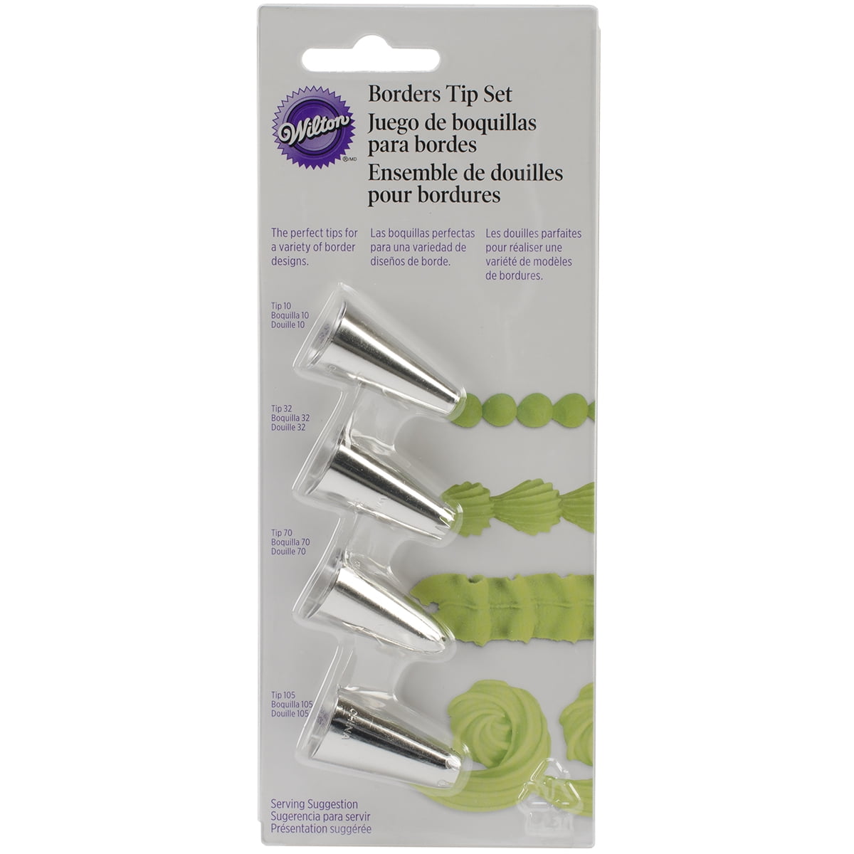 Wilton Borders Piping Tip Set, 4-Piece - Image 2