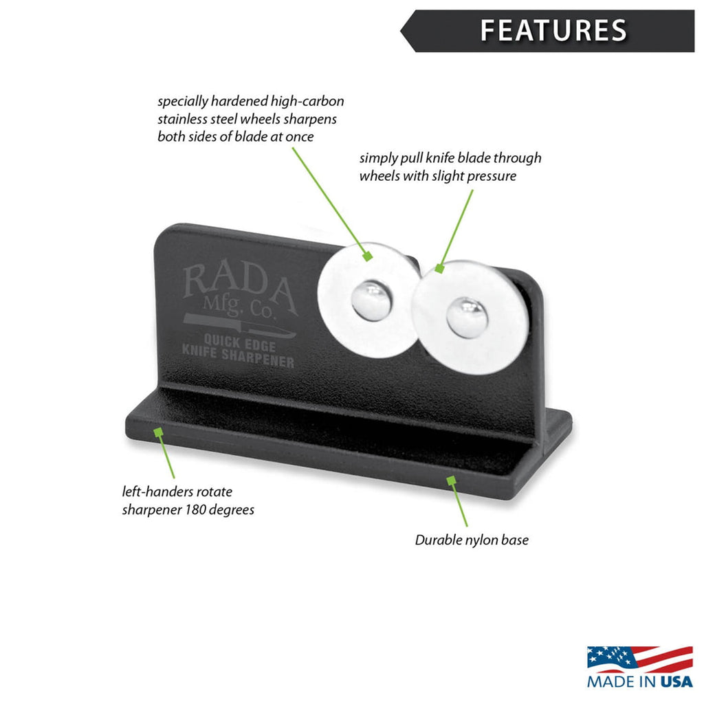 Rada Cutlery Quick Edge Knife Sharpener - Image 2