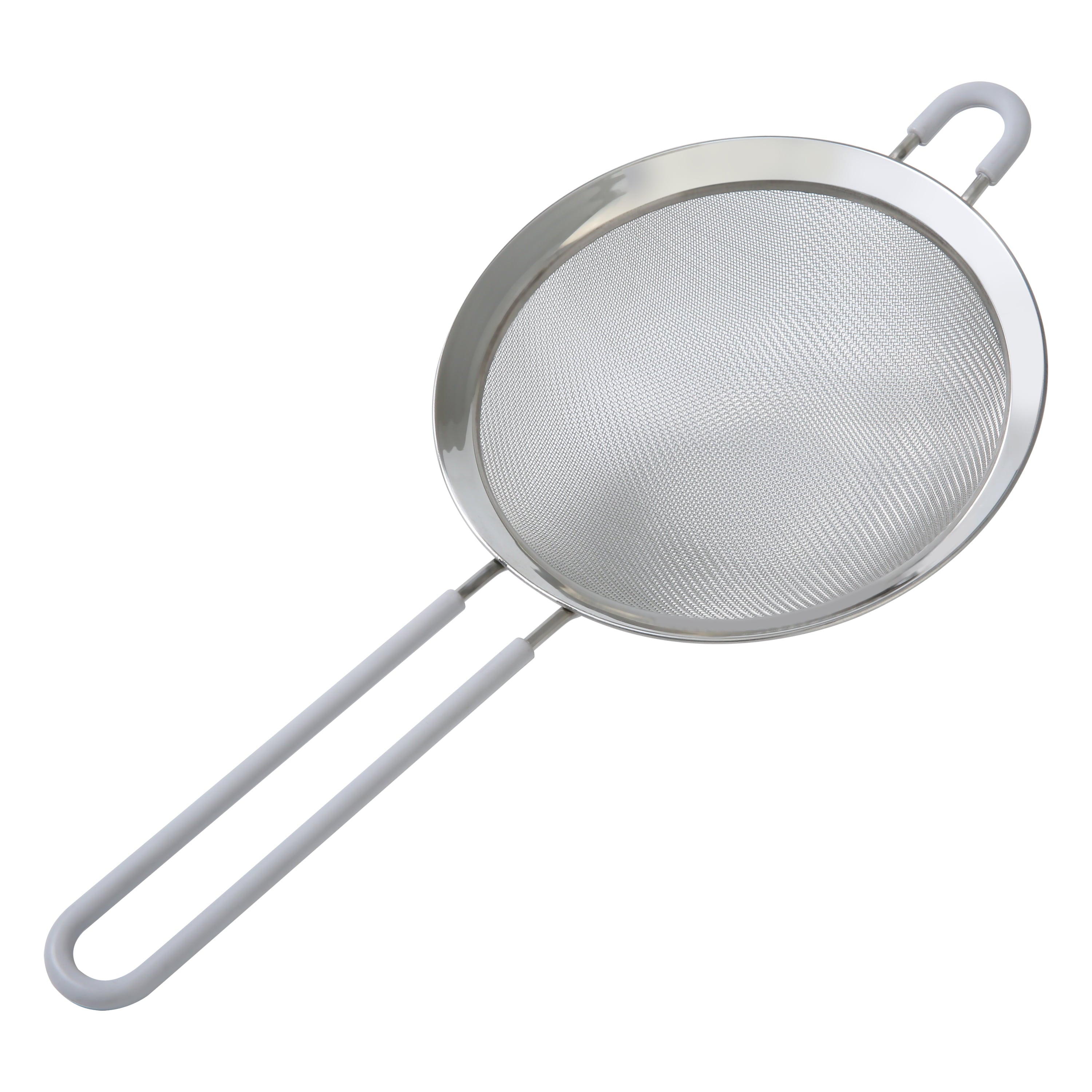 Mainstays 6" Premium Stainless Steel Fine Mesh Strainer, Silver - Image 5