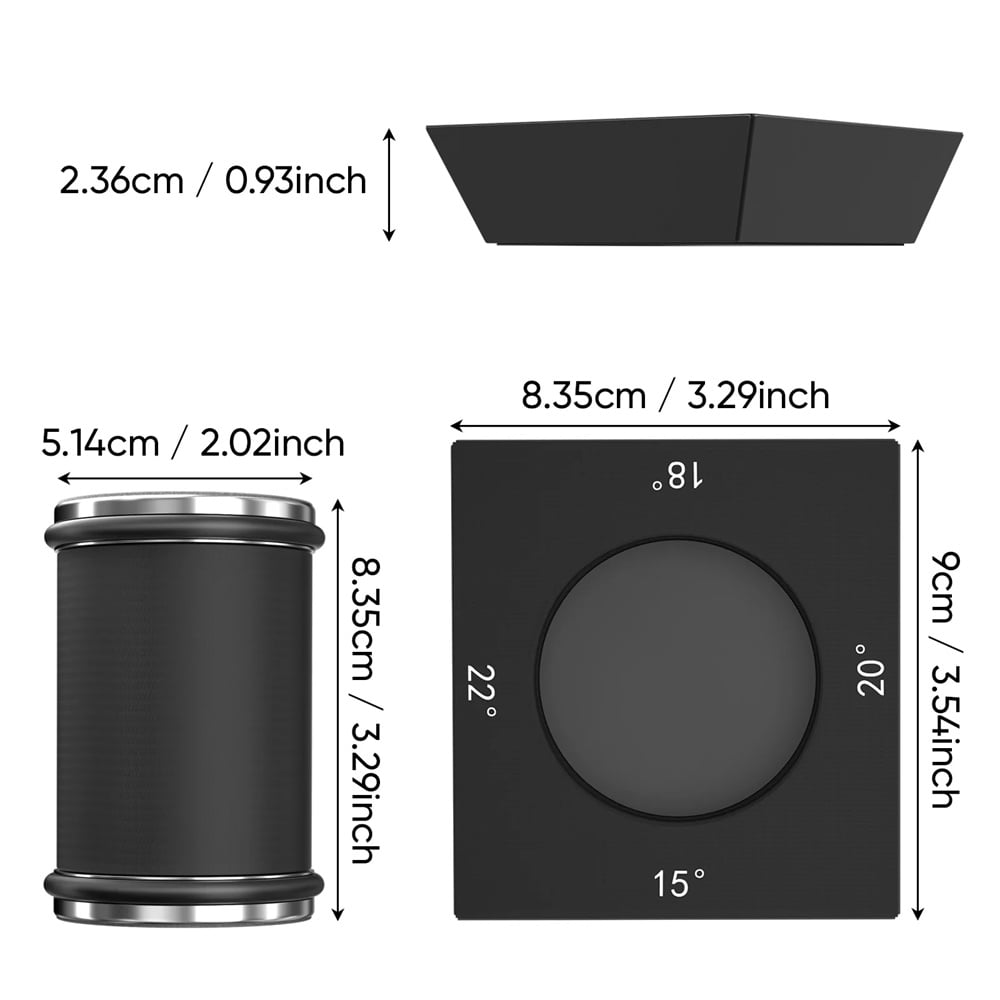 Rolling Knife Sharpener System Kit,4-Angle Tumbler Double Diamond 400 1000 Discs Sharpening Stone for Kitchen Knives - Image 5