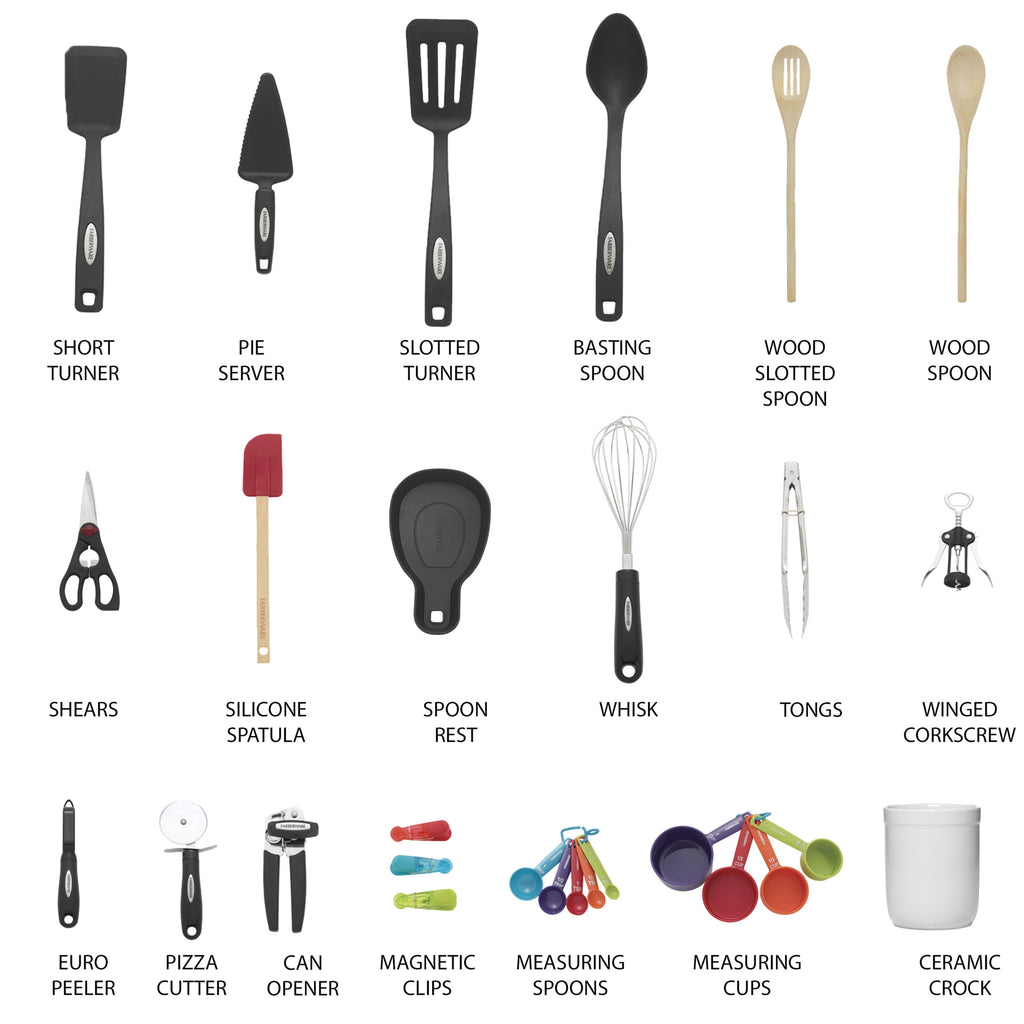 28-Piece Kitchen Utensil & Gadget Set, Multicolor - Image 6