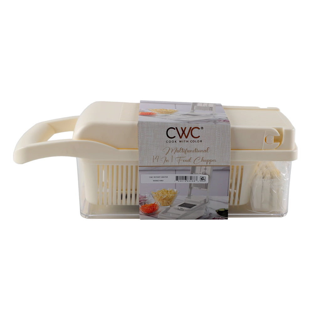 14-in-1 Hand Food Chopper, Dicer, & Slicer with Container for Veggie, Cheese, Onion, & Potato, Versatile & Efficient ... - Image 5