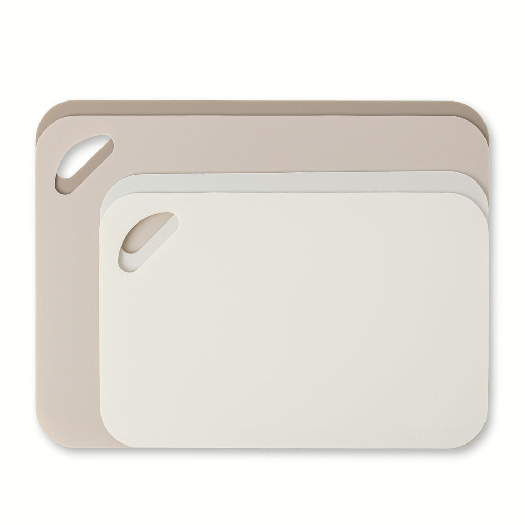 Thyme & Table 4-Piece Poly Cutting Mats SM 7.5"x11.4", MD 9.8"x13.4" - Cream - Image 2