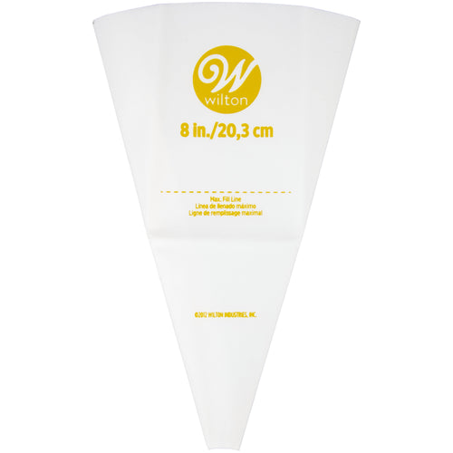 (4 pack) Wilton Reusable Featherweight Decorating Piping Bag, Plastic, 8-in. - Image 2