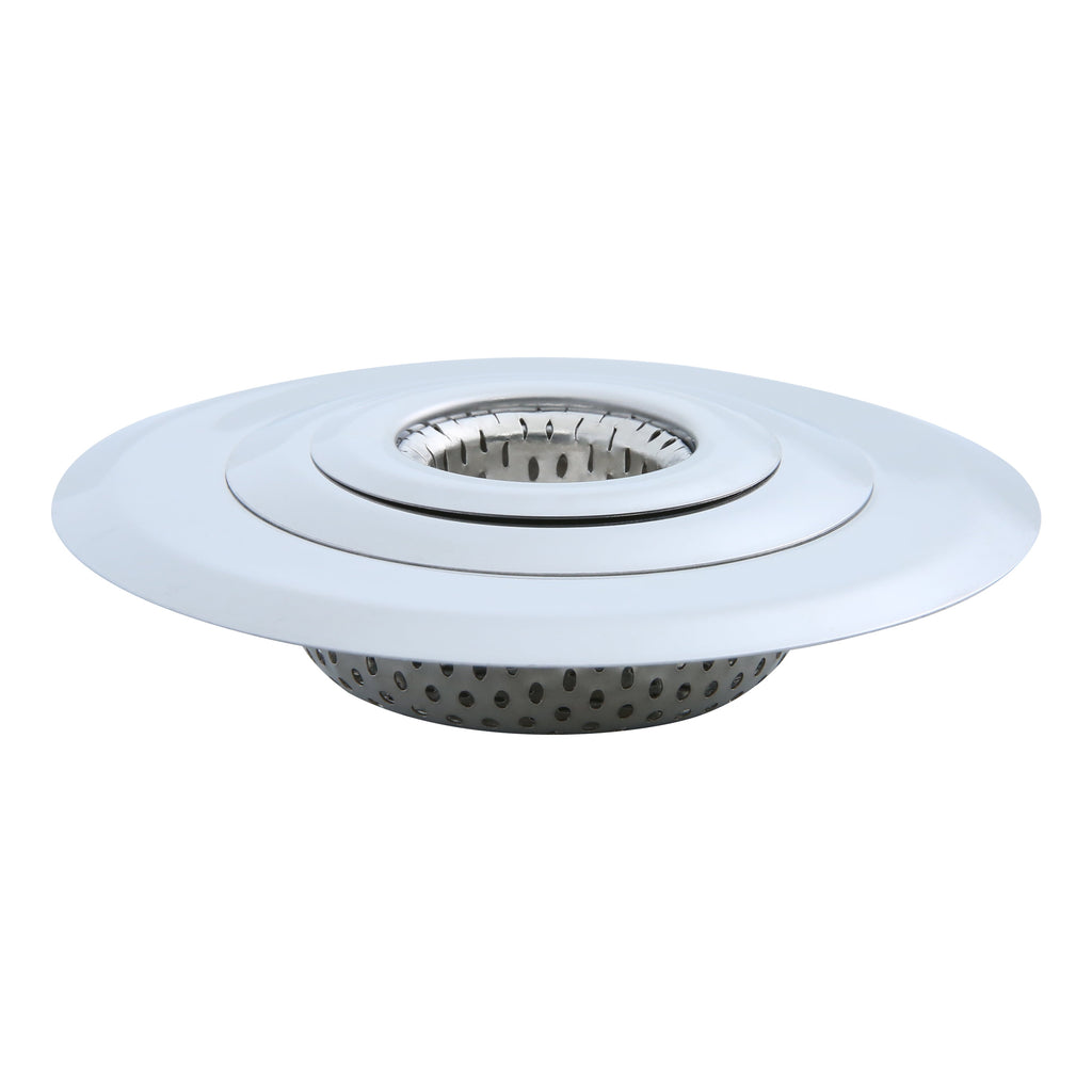 Mainstays Stainless Steel Kitchen Sink Drain Strainer Set 3 Pack 4.45", 2.95", 2.1" Silver - Image 6