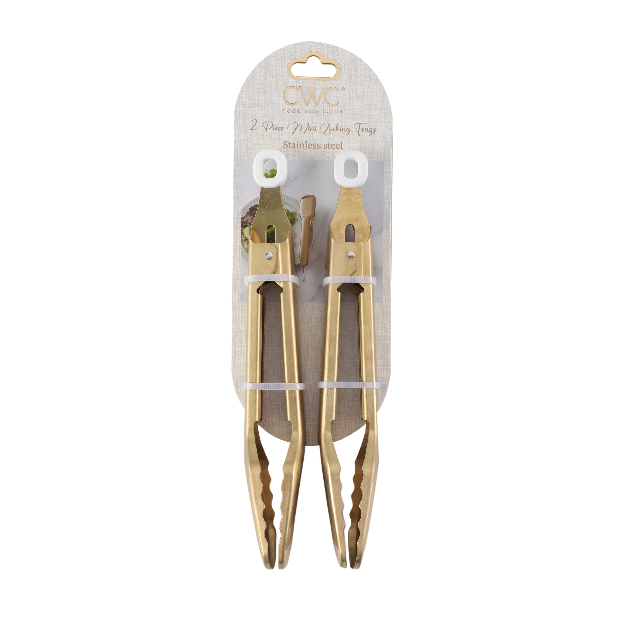 2-Piece Mini Tongs Compact & Durable - Image 5