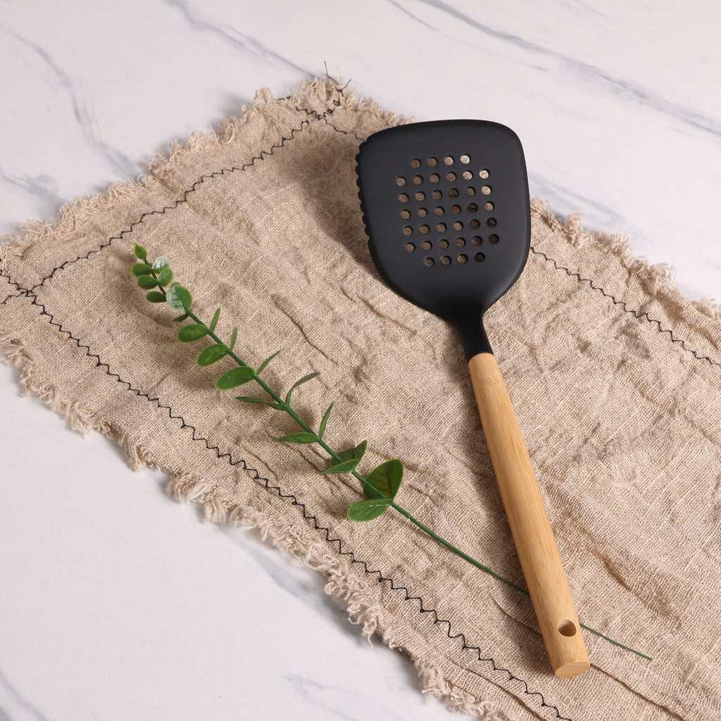 Mainstays Nylon Slotted Kitchen and Cooking Utensil Turner, 13" L, Black - Image 5