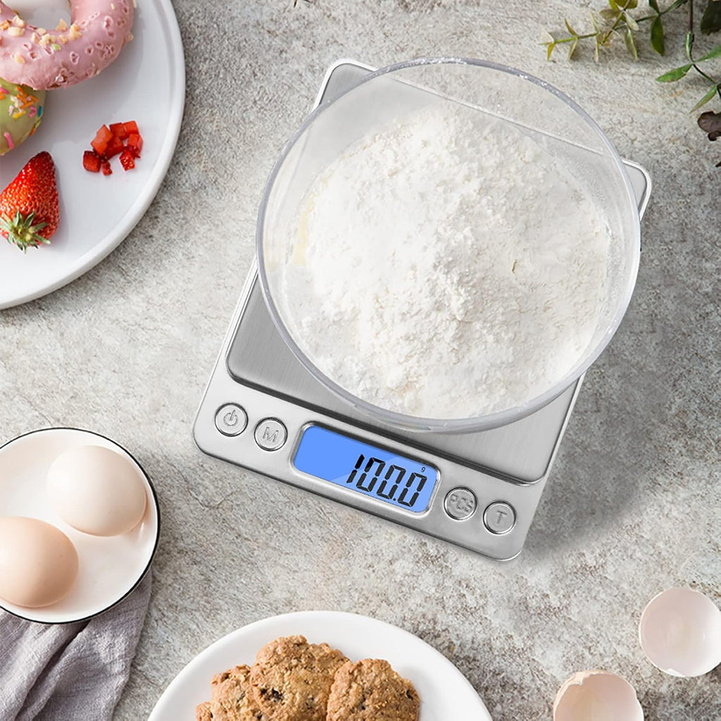 Digital Kitchen Scale, Food Scale, 500g x 0.01g Gram Scale, Cooking Food Scale with LCD Display, Small Pocket Scale w... - Image 6