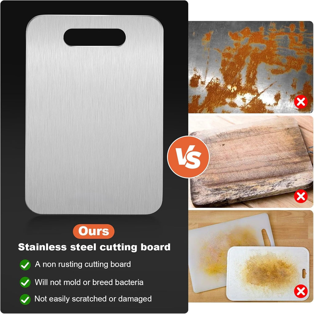 Titanium Cutting Board-3 pack Titanium Cutting Boards for Kitchen/Double Sided Titanium Cutting Mat-D - Image 6