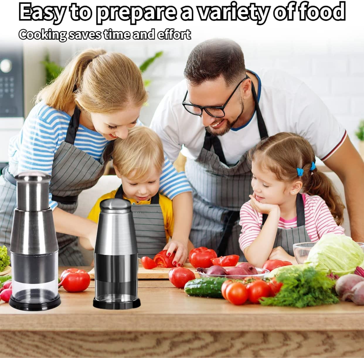 Wzw Multifunctional Stainless Steel Garlic Chopper Onion Press Manual Vegetable Chopper Easy Clean Silver Knives - Image 6