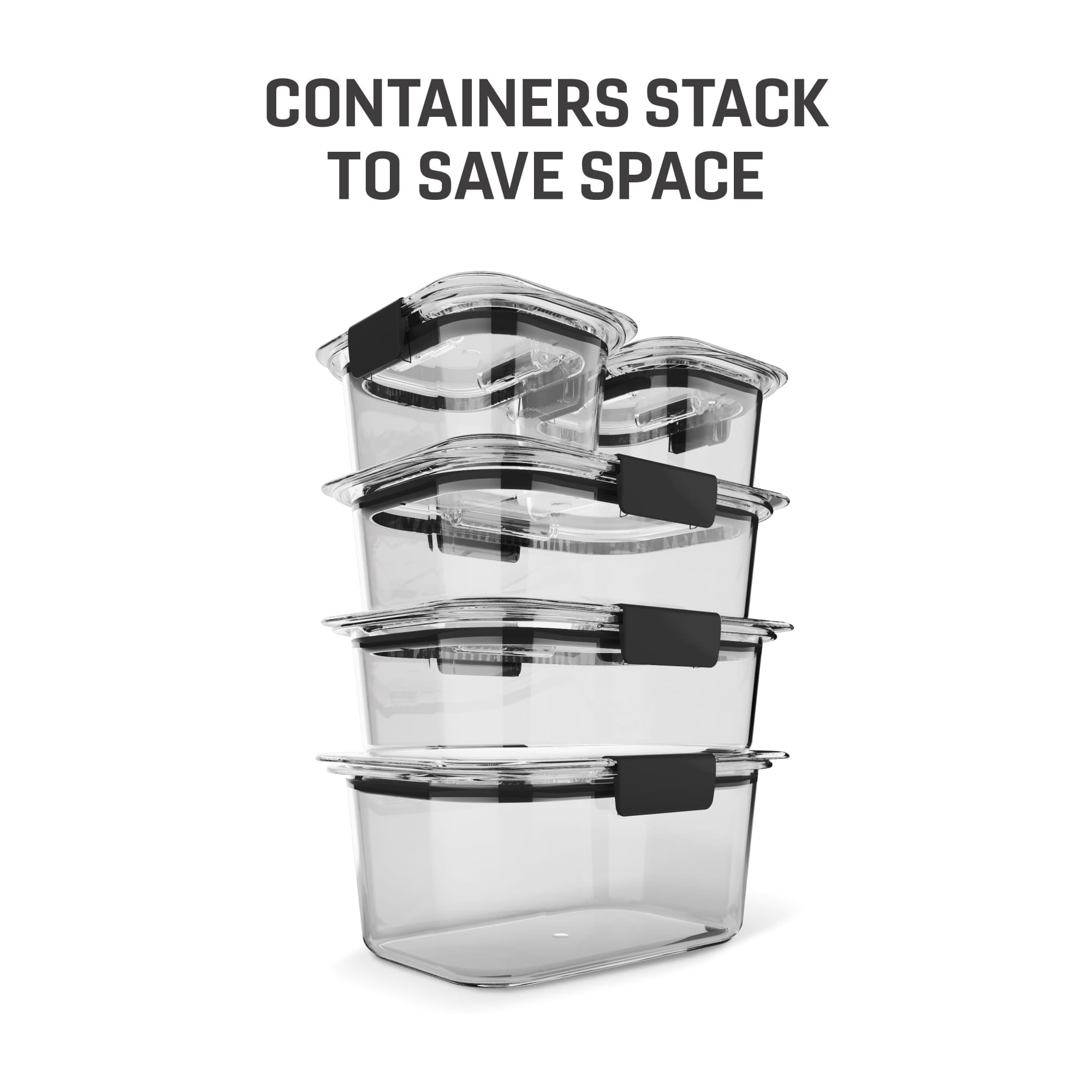 Rubbermaid Brilliance 10-Piece Set, Leak-Proof and Clear Food Storage Containers - Image 5