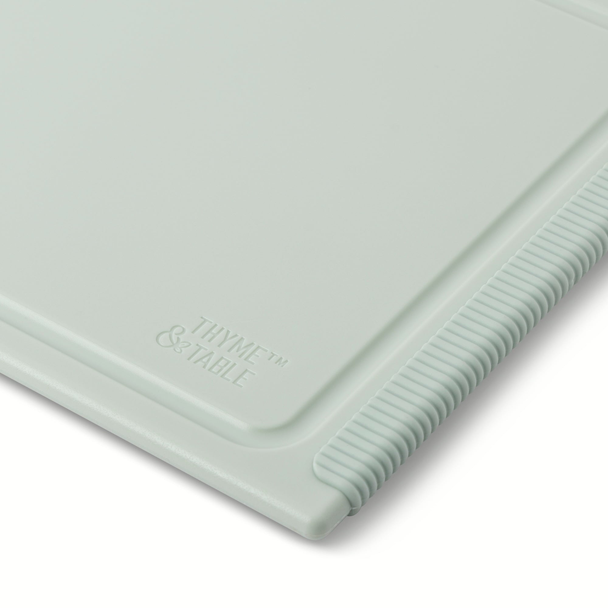 Thyme & Table Medium 10"x14" Poly Cutting Board - Sage - Image 2