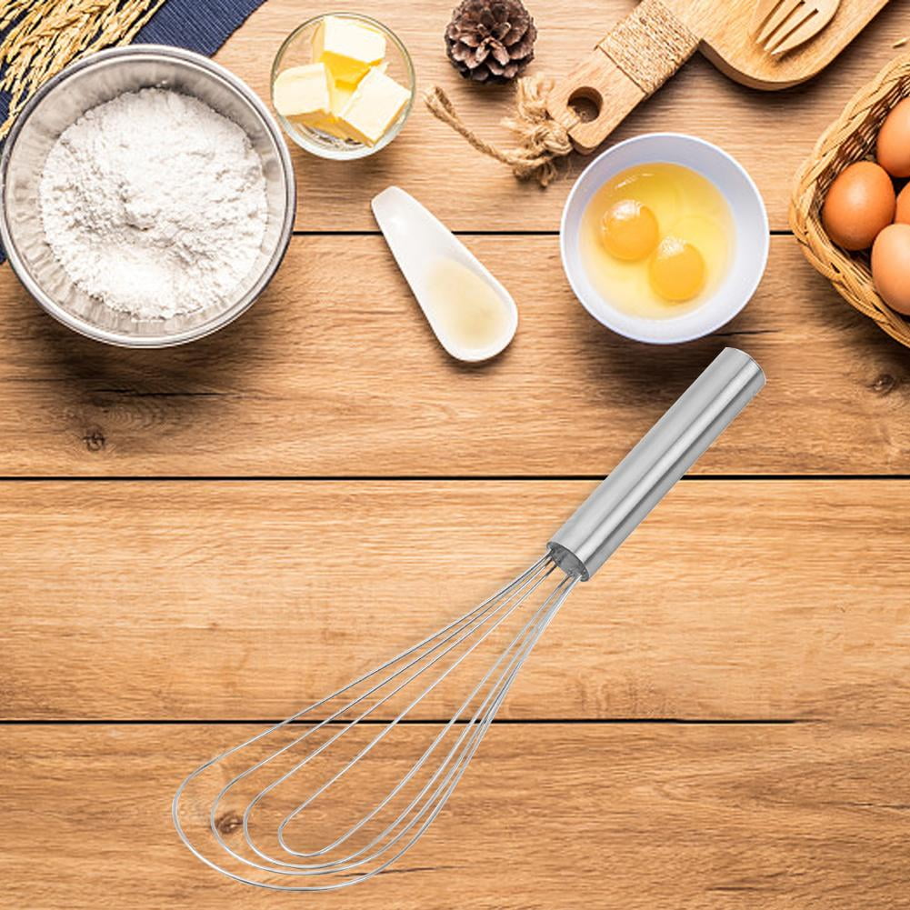 10" Flat Whisk Handheld Steel Wire Whisk Perfect For Whisking S1P9 Q4W3 - Image 6