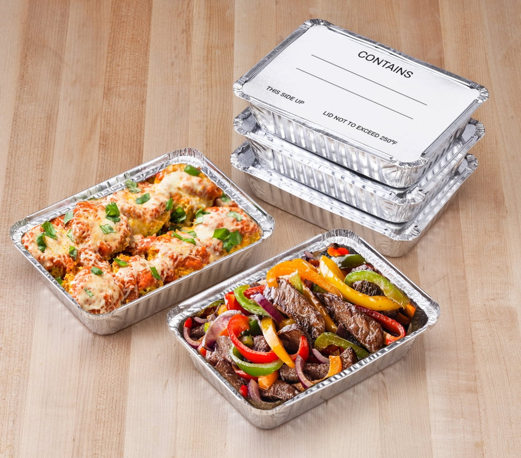 Handi-Foil Aluminum Meal Prep Pan with Lids, 5 Count - Image 5