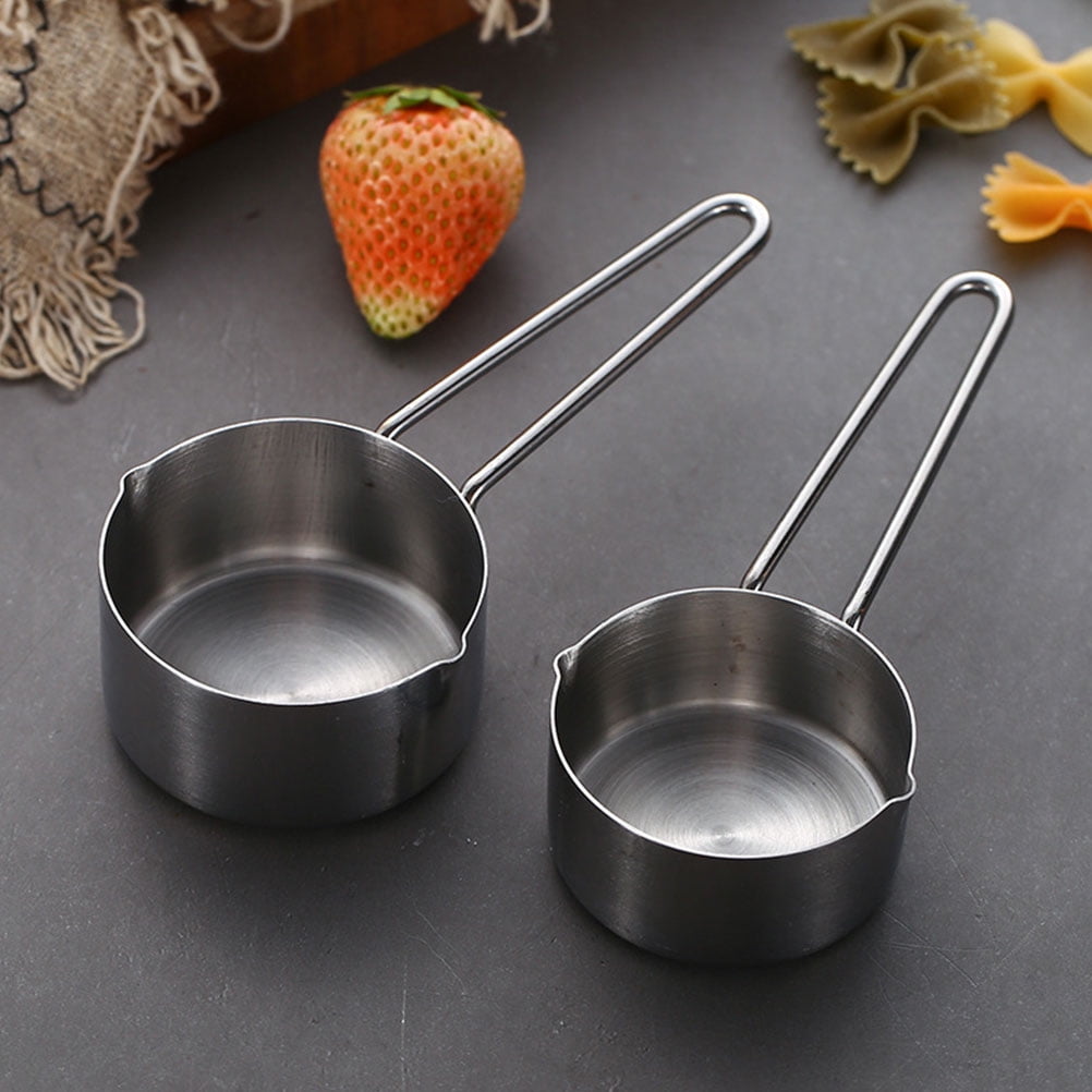 Stainless Steel Measuring Spoons Baking Tools Kitchen Cup Seasoning Scale (1/4cup 60ml) Creamer - Image 4