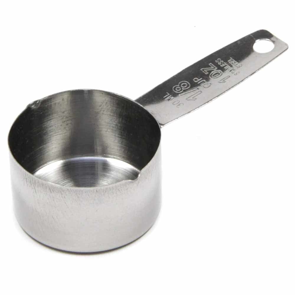 1 Pc Stainless Steel Silver Coffee Scoop Measure Cup Measuring Spoon 2 Tbsp 1 Oz - Image 2