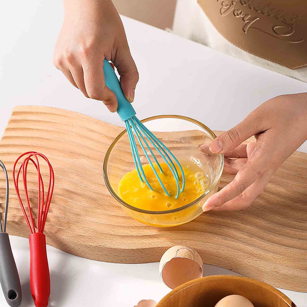 KQJQS Stainless Steel 6" Mini Whisk, Sturdy Wire Kitchen Utensil for Whipping, Mixing, and Combining Batters & Dry In... - Image 3