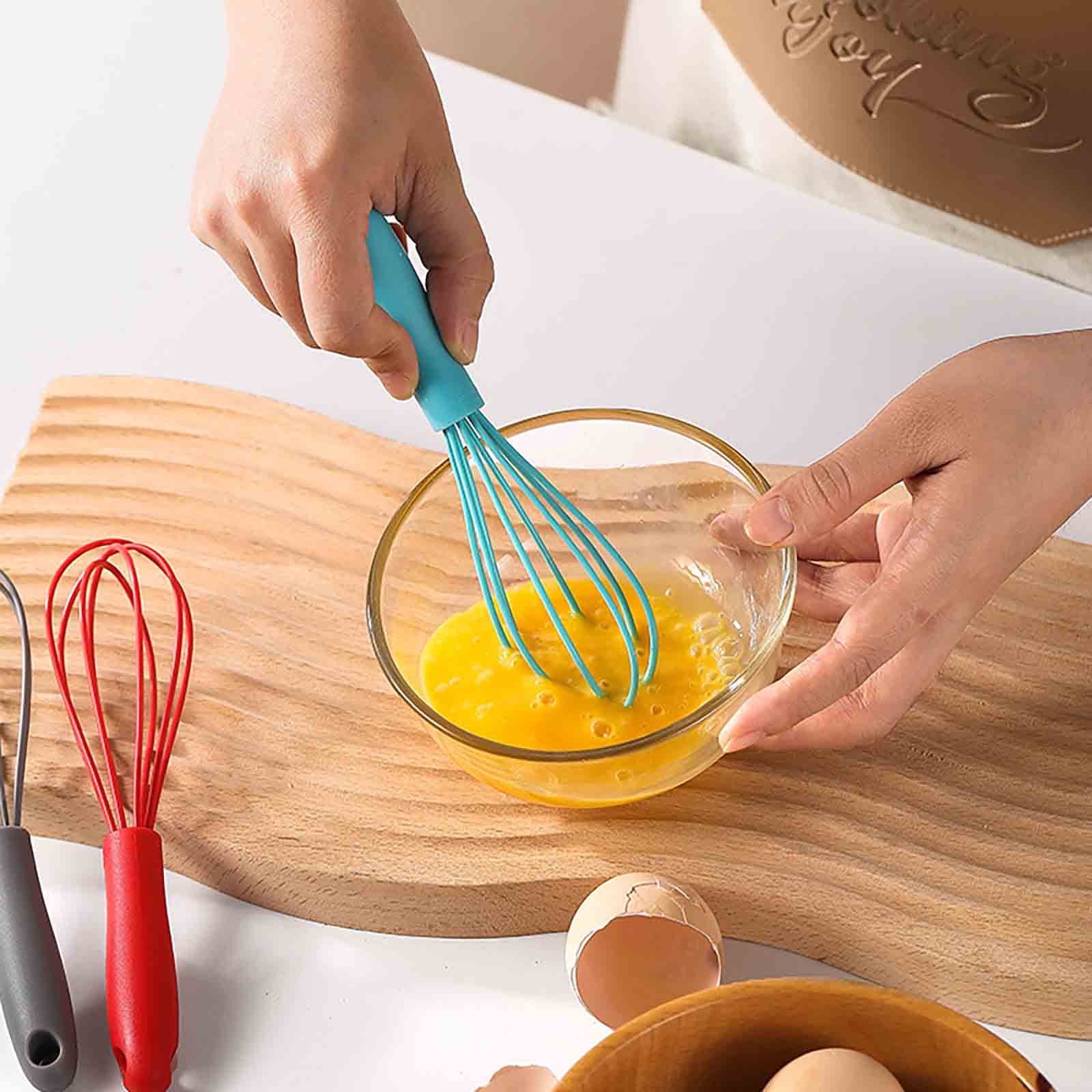 KQJQS Stainless Steel 6" Mini Whisk, Sturdy Wire Kitchen Utensil for Whipping, Mixing, and Combining Batters & Dry In... - Image 3